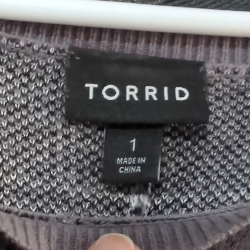 Torrid Black and Gray Plaid Long Sleeve Dress - Picture 3 of 5